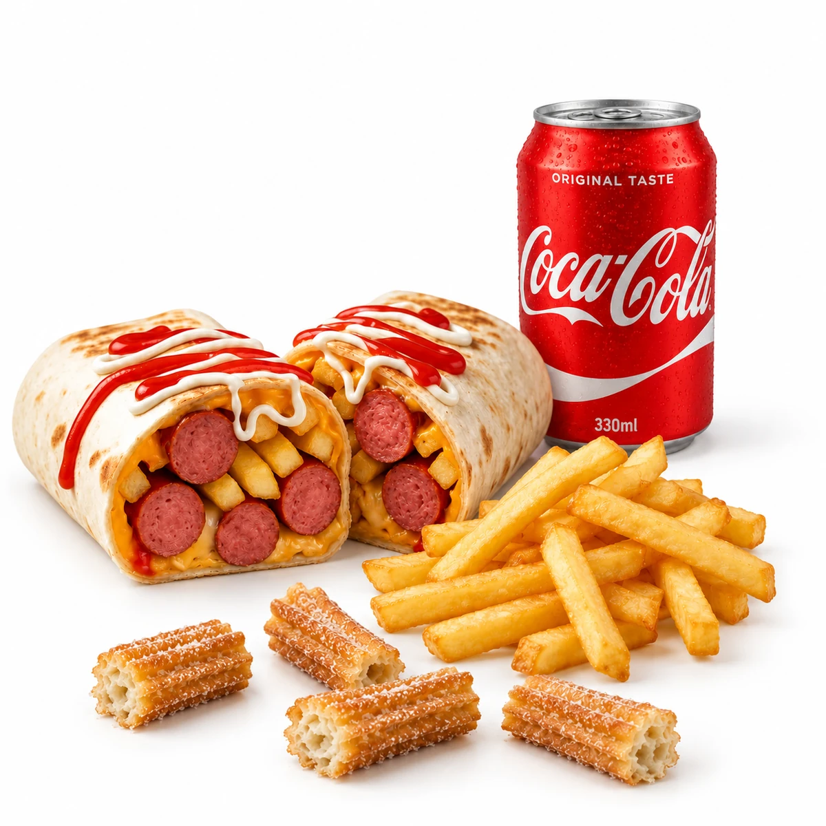 Menù Morrito con 4 pezzi di churros