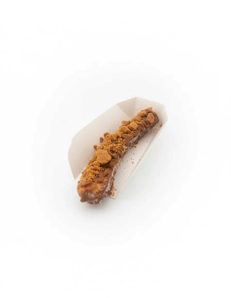 Churros dulce de leche e lotus